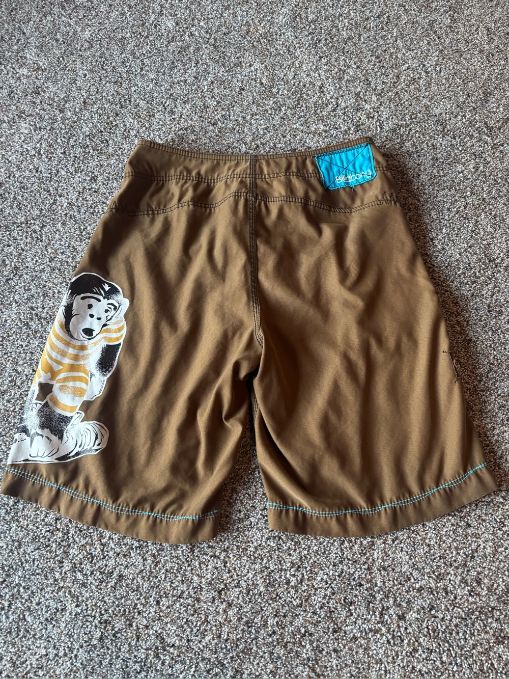 Billabong Monkey See Monkey Do Board Shorts Y2K Surf Size 32 - Picture 5 of 7